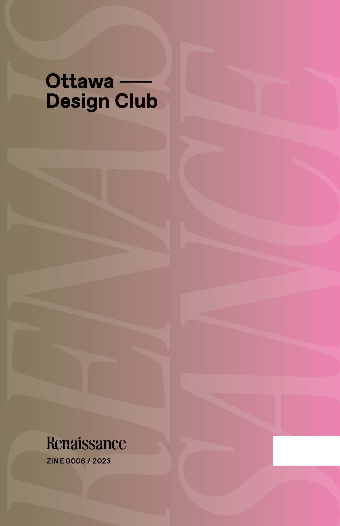 Ottawa Design Club Zine #06