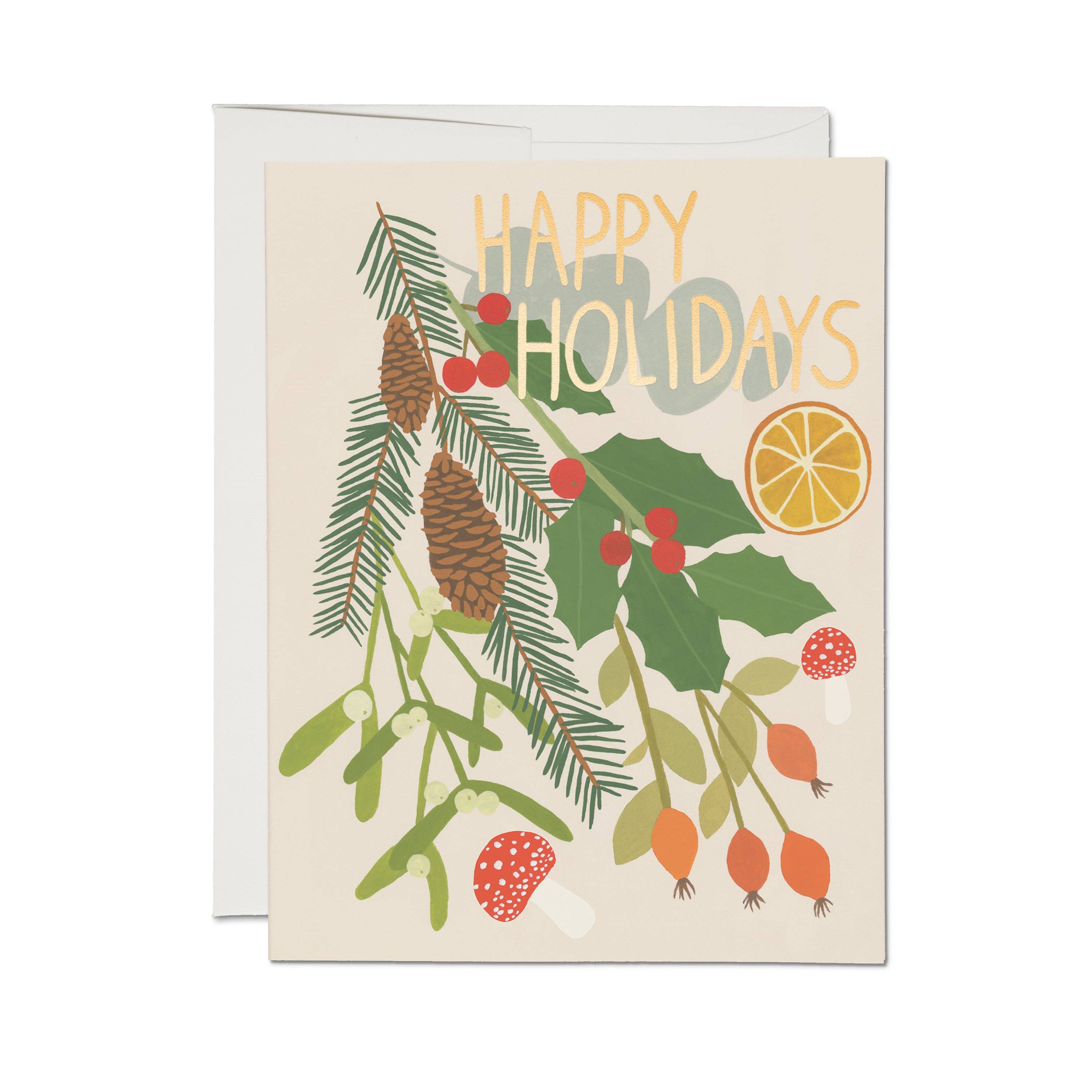 Holiday Foliage Greeting Card