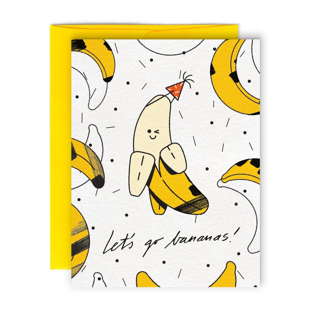 BANANAS — Greeting card