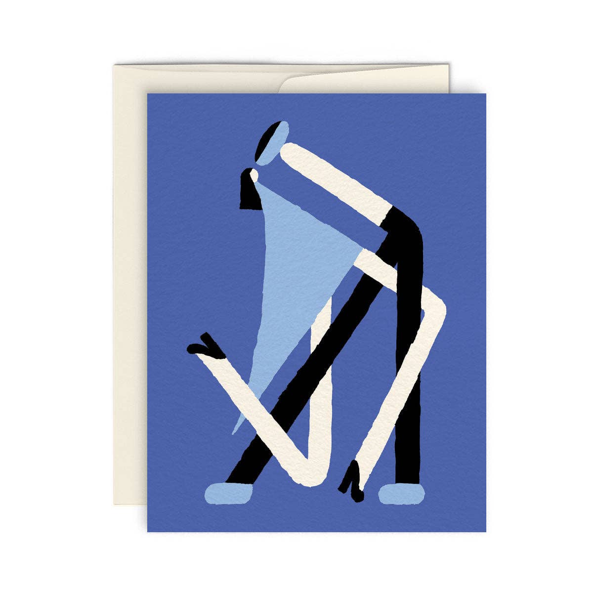 Intertwined Lovers Dance Greeting Card