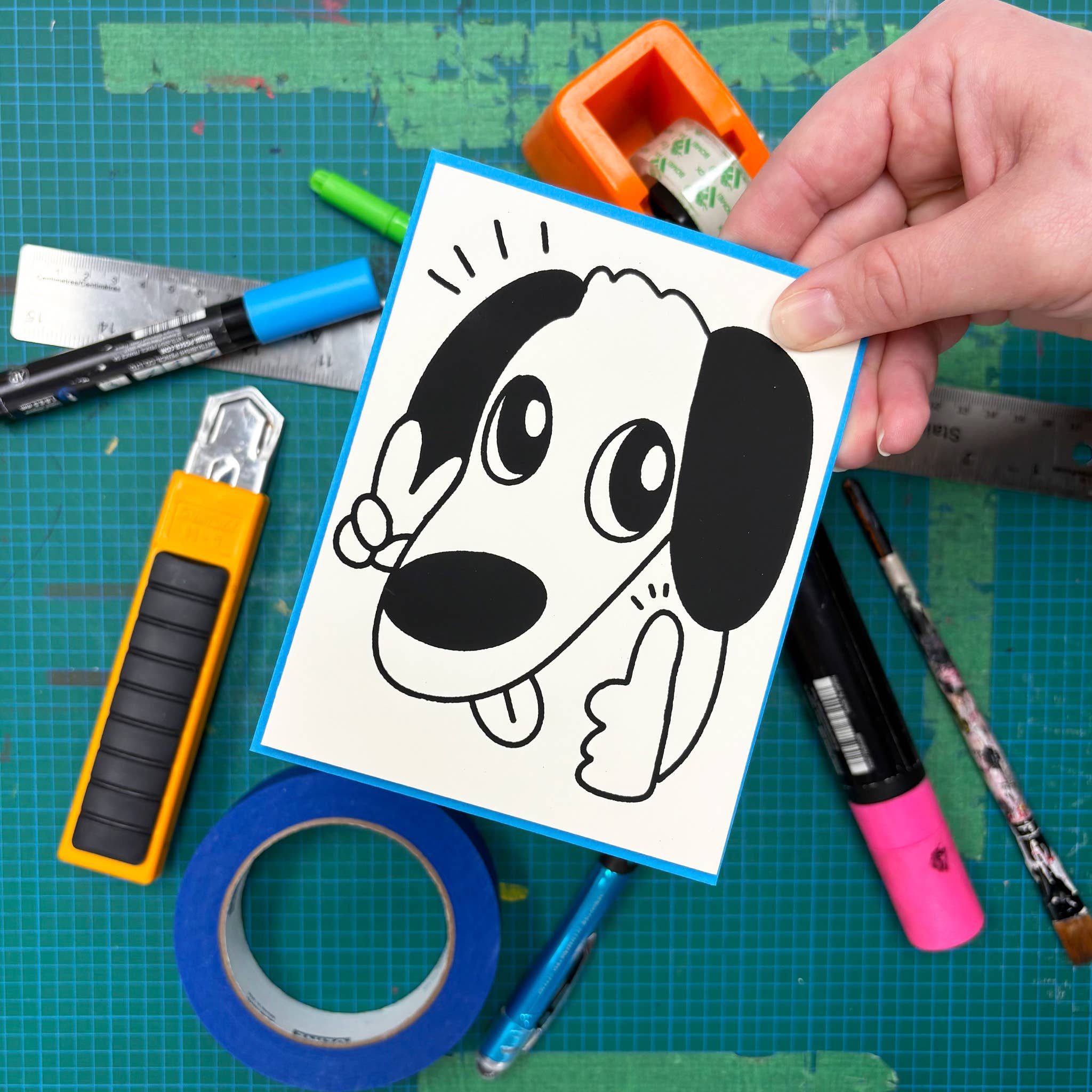 Good Job Dog Greeting Card