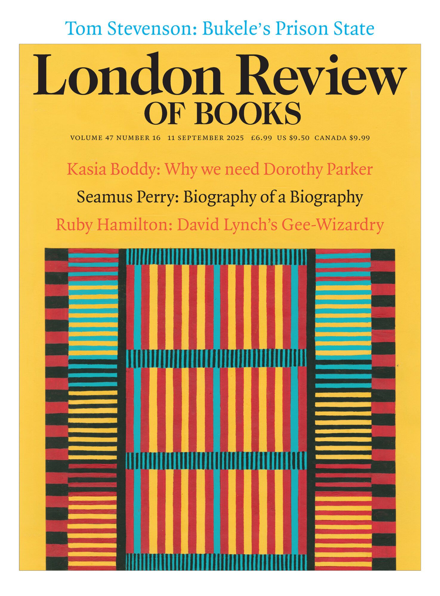 London Review of Books; September 11, 2025