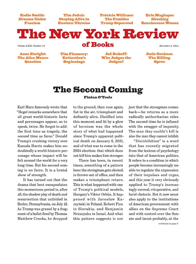 The New York Review of Books; December 5 2024