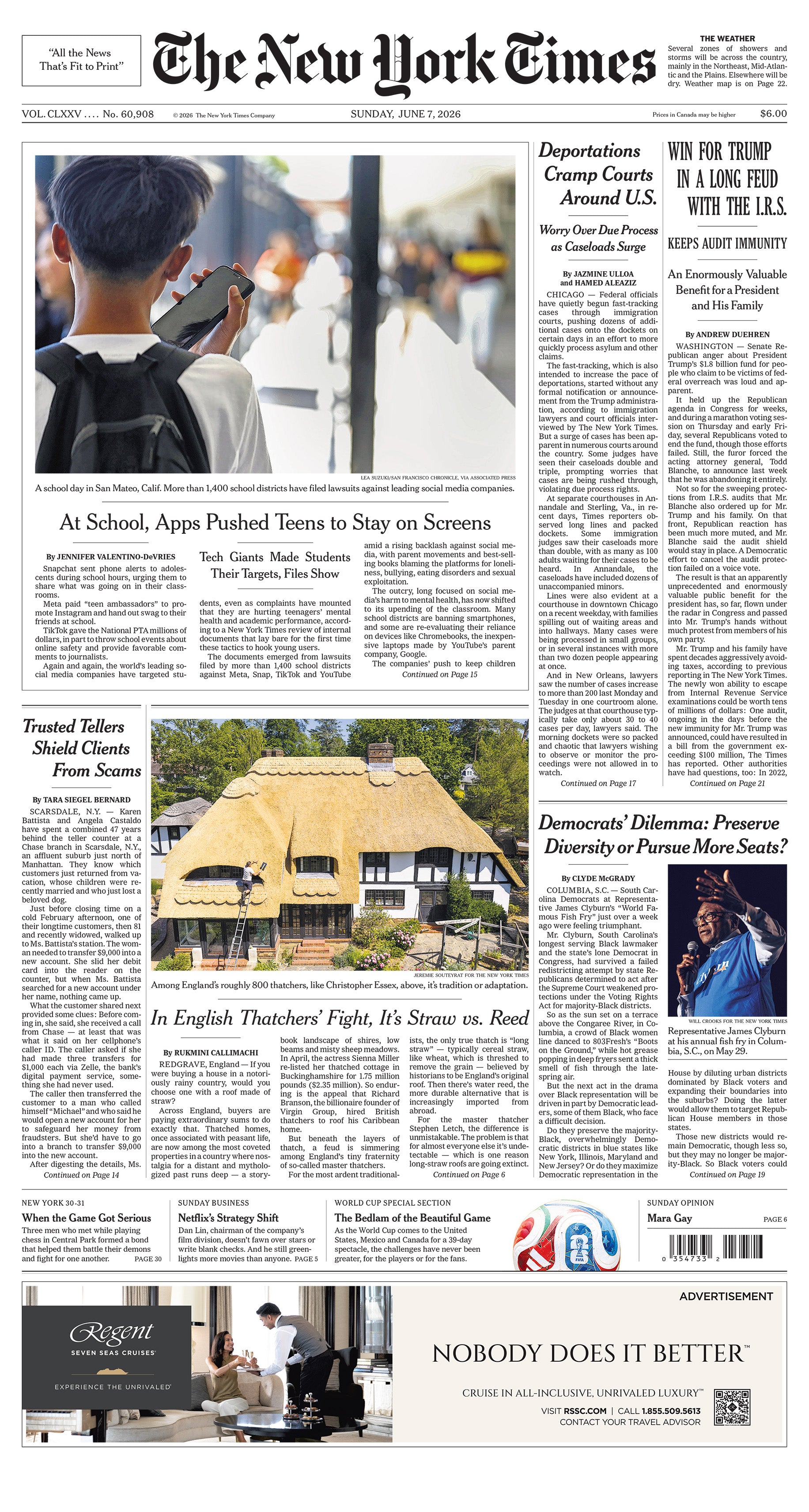 The New York Times; Sunday, June 7, 2026