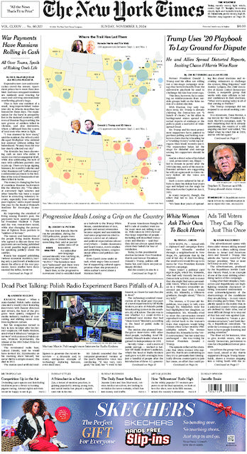 The New York Times; Sunday, November 3, 2024