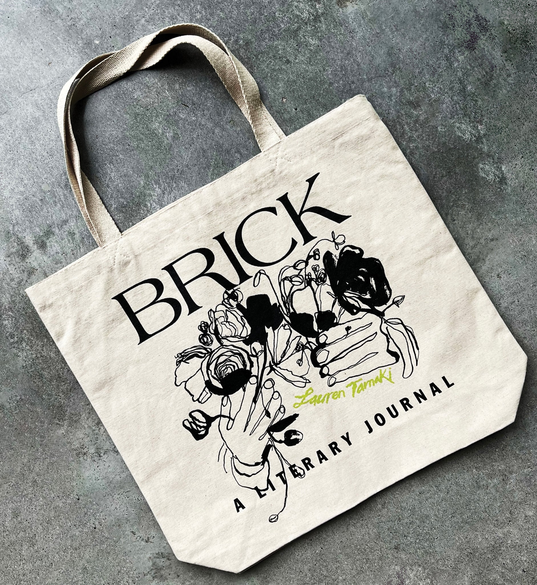 Brick and Lauren Tamaki Tote Bag